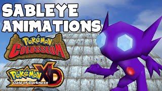 Sableye Animations Pokemon XD 1080p [upl. by Brandon328]