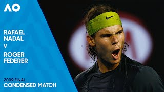 Rafael Nadal v Roger Federer Condensed Match  Australian Open 2009 Final [upl. by Ydnagrub]