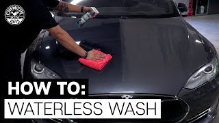 How to Wash Your Car Without Water  No Hose Waterless Car Wash  Chemical Guys [upl. by Mcspadden]