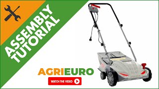 IKRA IEVL 1532 electric lawn scarifier and aerator  1500 W  Assembly tutorial [upl. by Ynahpit413]