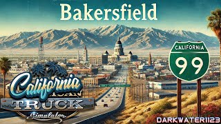 Exploring Reworked Bakersfield amp Mojave No GPS Realistic Economy  California Trucking Simulator [upl. by Naujyt]