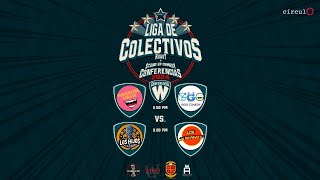 Liga de colectivos Jornada 2 Conferencia W [upl. by Nnayt940]