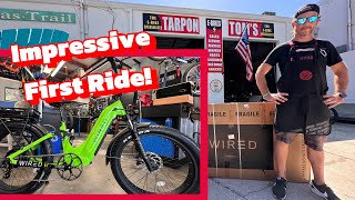 Wired  Cruiser  eBike Bike Shop Unboxing amp First Look 1500W 60V 35Ah Full Suspension Step Thru [upl. by Nasus]