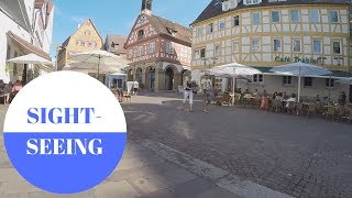 Sightseeing in Waiblingen in GERMANY [upl. by Llertnor]