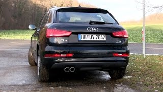 2016 Audi Q3 Sline Quattro 20 TDI 184 HP Test Drive [upl. by Niad23]