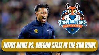 REACTION Notre Dame vs Oregon State in the Sun Bowl  ND in the transfer portal  NEW WR COACH [upl. by Reiniar]