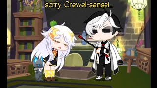 When Crewel came to classroom early  Twisted Wonderland Gacha Club [upl. by Ahsahtan667]