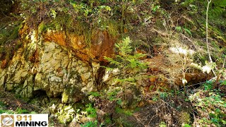 Oxidized Outcrops amp Contact Zones By An Old Quarry [upl. by Anikes]