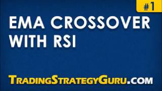 EMA Crossover with RSI  Trading Strategy [upl. by Purdum]