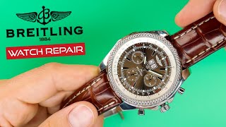 Breitling For Bentley Watch Repair  Date Problem  ETA 2892A2 Dubois Depraz 4500  The Watch Doctor [upl. by Giorgi225]