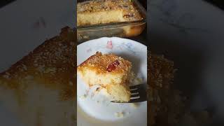 Basbousa Semolina Cake Dessert Recipe  my youtube channel 🤗 [upl. by Bradley]