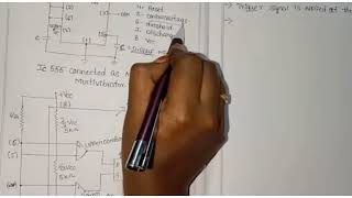 MONOSTABLE MULTIVIBRATOR CIRCUIT DIAGRAM amp DERIVATION PART  EXPLAINATION IN TELUGU SEM3ELECTRONICS [upl. by Yadsendew]