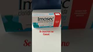 Imosec para que serve [upl. by Htebilil]