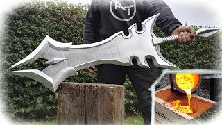 Aatroxs NEW Sword The Darkin Blade  League of Legends GIANT Aluminum Casting [upl. by Ettezoj33]