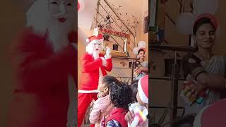 Surprise Santa visit in Pathshala [upl. by Shrier]