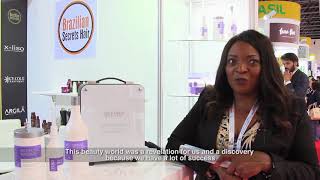 Brazilian Secrets Hair Interview At Beauty WORLD ME 2018 [upl. by Oberstone]