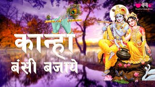 Kanha Bansi Bajaye Radha Daudi Chali Aaye  krishna Bhajan  Veena Music [upl. by Ayra]