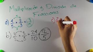 Multiplicacion y Division de Fracciones  ARITMETICA BASICA [upl. by Ozne877]