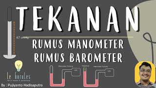 Tekanan 8  Tekanan Gas Barometer Manometer Tertutup Manometer Terbukat  Fisika SMP [upl. by Eitirahc]