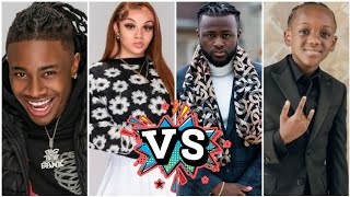 Linnette Rodriguez VS Rucrew Jay VS Super Siah Beam Squad VS Dez2fly  Lifestyle  Comparison [upl. by Jehanna]