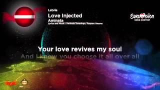 AminataLove Injected Latvia Eurovision Song Contest 2015 [upl. by Lait]