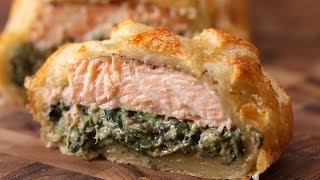 Puff Pastry Salmon Salmon Wellington [upl. by Southworth]