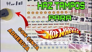 Haz tus propios Tampos sin programas  Waterslide Decal Casero [upl. by Conover]