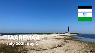 Saaremaa Estonia Virtual tour in Sõrve peninsula and Kuressaare 4K [upl. by Sweyn]