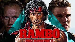 Rambo First Blood Part II 1985 Movie  Sylvester Stallone Richard C updates Review amp Facts [upl. by Ennovad]