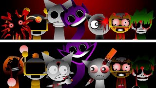 Phase 3 VS Phase 4 in Incredibox Sprunki Mix [upl. by Giuseppe]