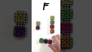 Letter F with Cube Magnet shortvideo youtubeshorts alphabetlore [upl. by Burtie]