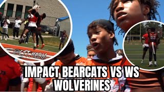 THESE TWO TEAMS DO NOT LIKE EACH OTHER😳 Impact bearcats Vs West Side wolverines  Cleveland Muny 7v7 [upl. by Temirf413]