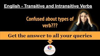 Transitive and Intransitive Verbs  English Grammar Easiest explanation [upl. by Conny]