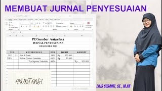 Cara Membuat Jurnal Penyesuaian Perusahaan Dagang Dengan Metode Fisik  Periodik [upl. by Elisabetta]