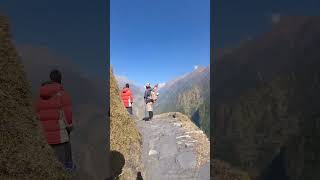 Most beautiful foot trail darchulanepal travel nature hembohara mountains [upl. by Oeht]