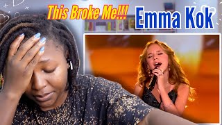 THIS BROKE ME Emma Kok  Hallelujah  FIRST TIME REACTION [upl. by Aititel]