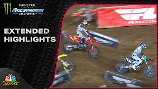 Supercross 2024 EXTENDED HIGHLIGHTS Round 14 in Nashville  42024  Motorsports on NBC [upl. by Nalak446]