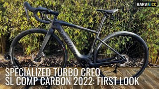 Specialized Turbo Creo SL Comp Carbon 2022 First Look at EBike [upl. by Noach]