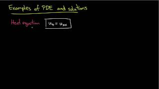 PDE 1  Introduction [upl. by Aisek]