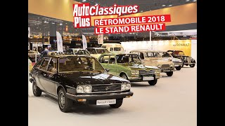 Rétromobile 2018  le stand Renault vu par Auto Plus Classiques [upl. by Anoved]