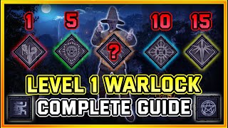 Dark and Darker Level 1 Warlock Complete Beginners Guide  The Best Way to Play the Class [upl. by Neitsirk]