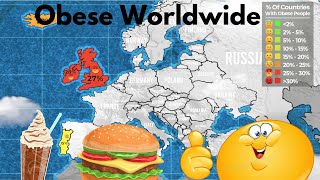 The most obese countries around the world  2022 [upl. by Nemraciram447]