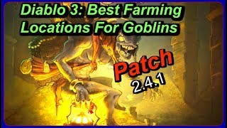 Diablo 3 Best Farming Spots for Menagerist and Rainbow Goblins Guide [upl. by Waxler656]