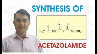 SYNTHESIS OF ACETAZOLAMIDE  PHARMACEUTICAL CHEMISTRY [upl. by Wende]