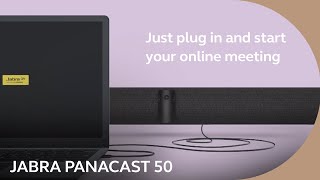 Join online meetings in seconds with the Jabra PanaCast 50 BYOD BringYourOwnDevice Video Bar [upl. by Pascoe]