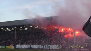 Bohemians  Shamrock Rovers 07042023 PreMatch Pyro [upl. by Danby]