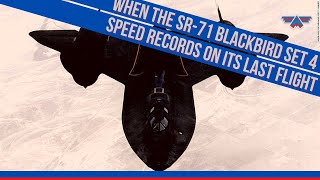 When the SR71 Blackbird set four speed records on its last flight [upl. by Ailehc]