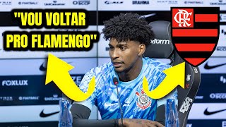 URGENTE HUGO SOUZA CONFIRMA QUE VAI VOLTAR PRO FLAMENGO [upl. by Yvette633]