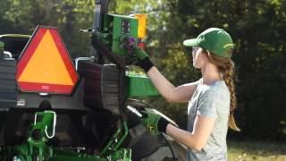 Maintain gravel drive using a box blade w hydraulic scarifiers  John Deere Tips Notebook [upl. by Skilken942]