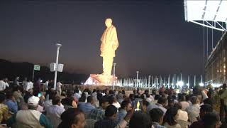 Glimpses of Statue of Unity Laser Show [upl. by Onabru]